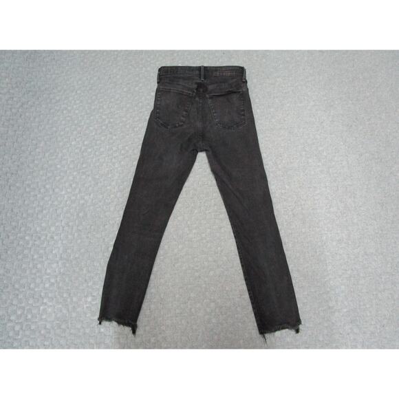 Abercrombie & Fitch Jeans Womens 2/26 Black Skinny Ankle High Rise Denim Capsule - Picture 2 of 11